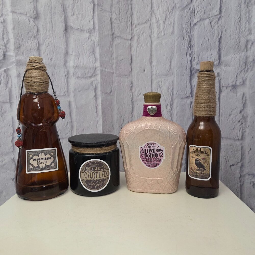 Handmade Halloween Potion Bottle Bundle #2